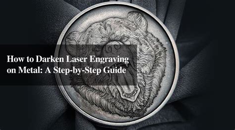 how to darken engraving on metal how to use different types of metals for darkening